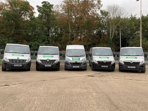 5 jetting vans in a row for unblocking drains